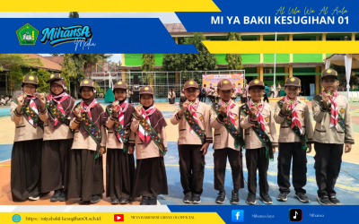 10 Siswa Terbaik MI Ya BAKII Kesugihan 01 Resmi Dilantik Jadi Pramuka Garuda