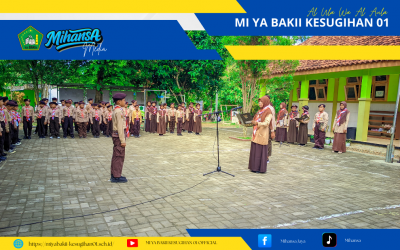 MI YA BAKII KESUGIHAN 01 MELAKSANAKAN KEGIATAN PERKEMAHAN PENGGALANG TAHUN 2025